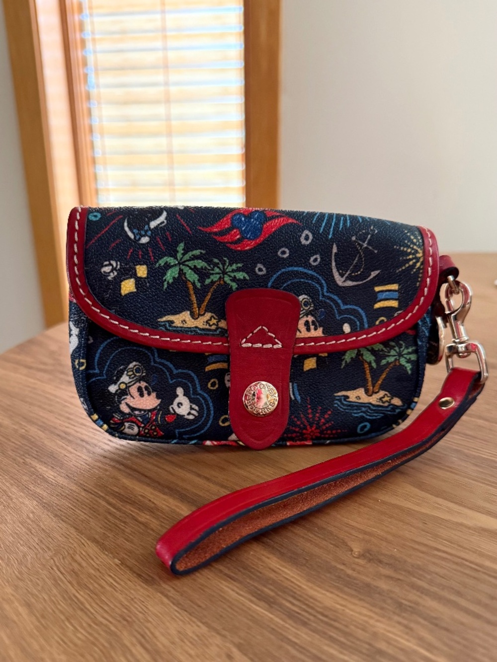 Dooney & Bourke Disney Cruise Mickey and Friends Wristlet